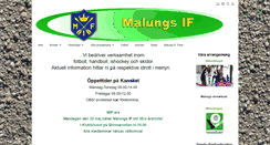 Desktop Screenshot of malungsif.nu